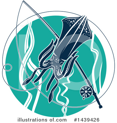 Royalty-Free (RF) Squid Clipart Illustration by Vector Tradition SM - Stock Sample #1439426