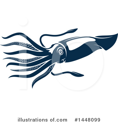 Royalty-Free (RF) Squid Clipart Illustration by Vector Tradition SM - Stock Sample #1448099