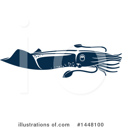 Royalty-Free (RF) Squid Clipart Illustration by Vector Tradition SM - Stock Sample #1448100