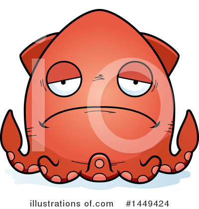 Royalty-Free (RF) Squid Clipart Illustration by Cory Thoman - Stock Sample #1449424