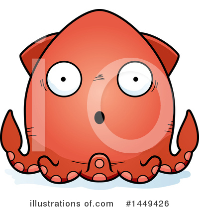 Royalty-Free (RF) Squid Clipart Illustration by Cory Thoman - Stock Sample #1449426