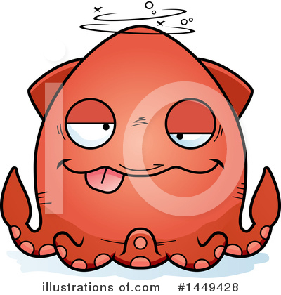 Royalty-Free (RF) Squid Clipart Illustration by Cory Thoman - Stock Sample #1449428