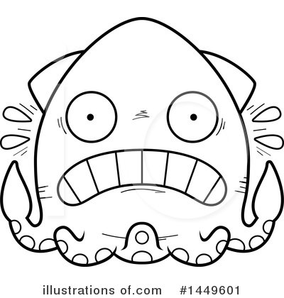 Royalty-Free (RF) Squid Clipart Illustration by Cory Thoman - Stock Sample #1449601