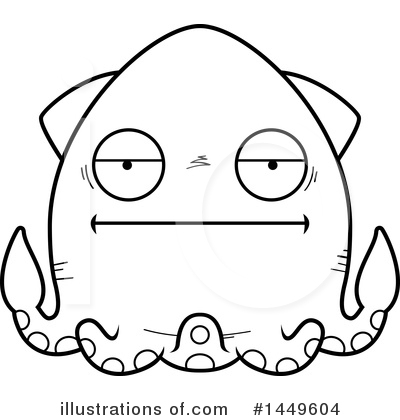 Royalty-Free (RF) Squid Clipart Illustration by Cory Thoman - Stock Sample #1449604