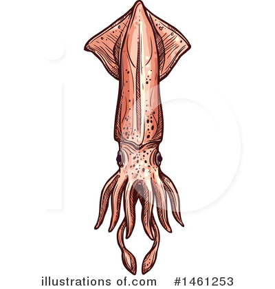 Royalty-Free (RF) Squid Clipart Illustration by Vector Tradition SM - Stock Sample #1461253
