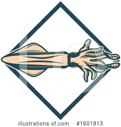 Royalty-Free (RF) Squid Clipart Illustration by Vector Tradition SM - Stock Sample #1601813
