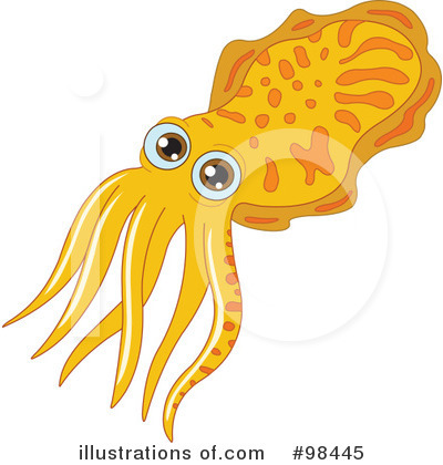 Royalty-Free (RF) Squid Clipart Illustration by yayayoyo - Stock Sample #98445