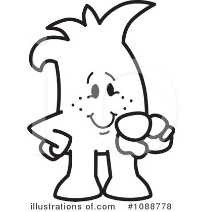 Royalty-Free (RF) Squiggle Clipart Illustration by Mascot Junction - Stock Sample #1088778