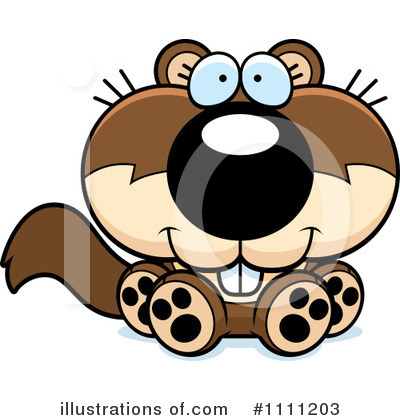 Royalty-Free (RF) Squirrel Clipart Illustration by Cory Thoman - Stock Sample #1111203