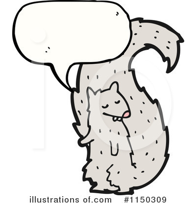 Royalty-Free (RF) Squirrel Clipart Illustration by lineartestpilot - Stock Sample #1150309