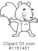 Squirrel Clipart #1151431 by Cory Thoman