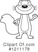 Squirrel Clipart #1211178 by Cory Thoman