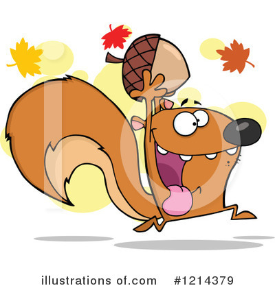 Royalty-Free (RF) Squirrel Clipart Illustration by Hit Toon - Stock Sample #1214379