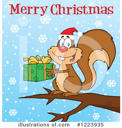 Royalty-Free (RF) Squirrel Clipart Illustration by Hit Toon - Stock Sample #1223935