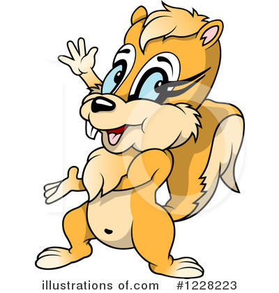 Royalty-Free (RF) Squirrel Clipart Illustration by dero - Stock Sample #1228223