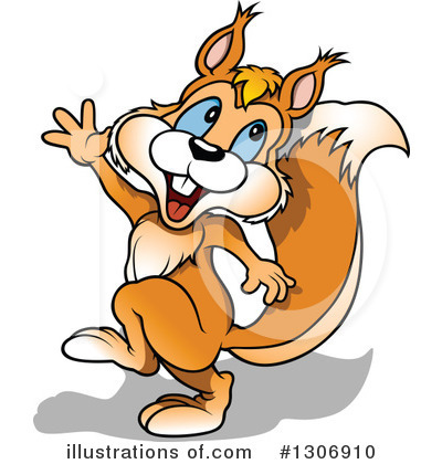Royalty-Free (RF) Squirrel Clipart Illustration by dero - Stock Sample #1306910