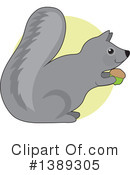 Squirrel Clipart #1389305 by Maria Bell