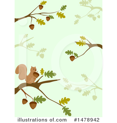 Squirrels Clipart #1478942 by BNP Design Studio