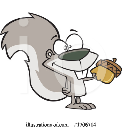 Squirrels Clipart #1706714 by toonaday
