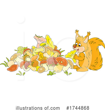 Royalty-Free (RF) Squirrel Clipart Illustration by Alex Bannykh - Stock Sample #1744868