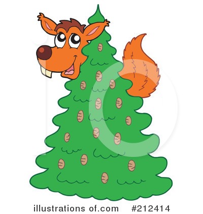 Royalty-Free (RF) Squirrel Clipart Illustration by visekart - Stock Sample #212414