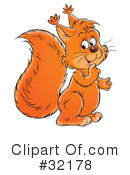 Squirrel Clipart #32178 by Alex Bannykh