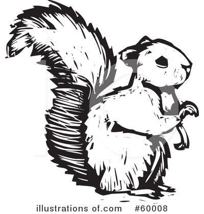 Royalty-Free (RF) Squirrel Clipart Illustration by xunantunich - Stock Sample #60008
