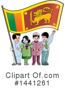 Sri Lanka Clipart #1441261 by Lal Perera