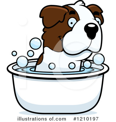 St Bernard Clipart #1210197 by Cory Thoman