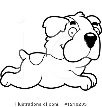 St Bernard Clipart #1210205 by Cory Thoman