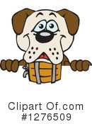 St Bernard Clipart #1276509 by Dennis Holmes Designs