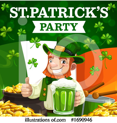 Royalty-Free (RF) St Paddys Day Clipart Illustration by Vector Tradition SM - Stock Sample #1690946