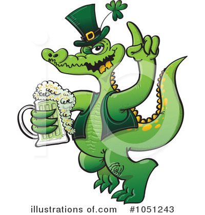 Royalty-Free (RF) St Patricks Day Clipart Illustration by Zooco - Stock Sample #1051243