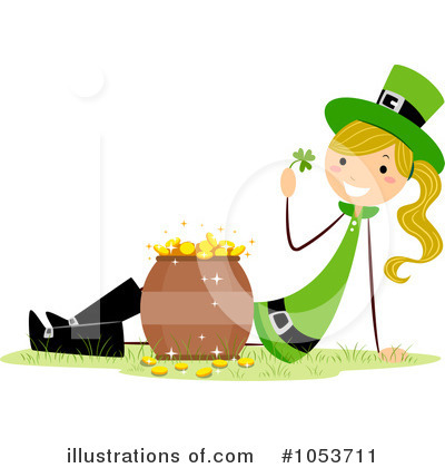 Royalty-Free (RF) St Patricks Day Clipart Illustration by BNP Design Studio - Stock Sample #1053711
