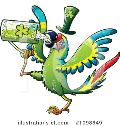 Royalty-Free (RF) St Patricks Day Clipart Illustration by Zooco - Stock Sample #1093649