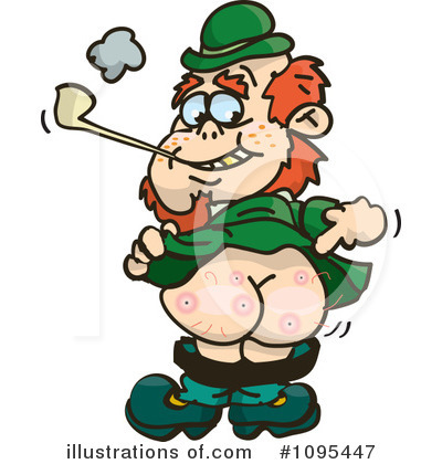 Leprechaun Clipart #1095447 by Dennis Holmes Designs