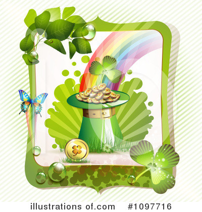 Royalty-Free (RF) St Patricks Day Clipart Illustration by merlinul - Stock Sample #1097716