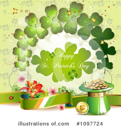 Royalty-Free (RF) St Patricks Day Clipart Illustration by merlinul - Stock Sample #1097724