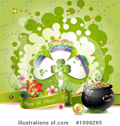 Royalty-Free (RF) St Patricks Day Clipart Illustration by merlinul - Stock Sample #1099265