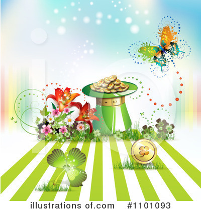 Royalty-Free (RF) St Patricks Day Clipart Illustration by merlinul - Stock Sample #1101093