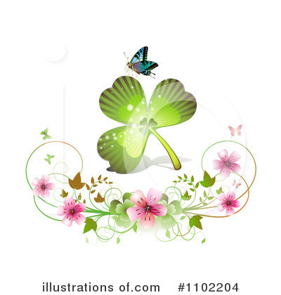 Royalty-Free (RF) St Patricks Day Clipart Illustration by merlinul - Stock Sample #1102204
