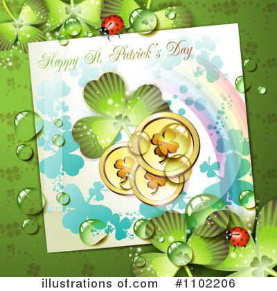 Royalty-Free (RF) St Patricks Day Clipart Illustration by merlinul - Stock Sample #1102206