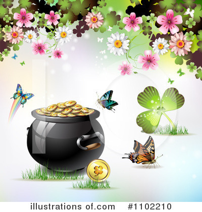 Pot Of Gold Clipart #1102210 by merlinul
