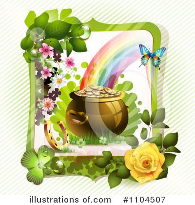 Royalty-Free (RF) St Patricks Day Clipart Illustration by merlinul - Stock Sample #1104507