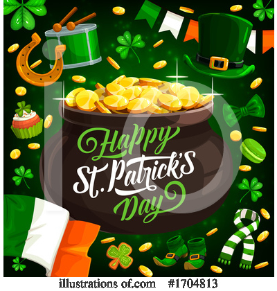 Shamrock Clipart #1704813 by Vector Tradition SM