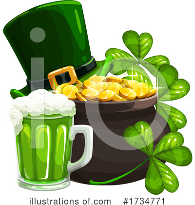 Leprechaun Hat Clipart #1734771 by Vector Tradition SM