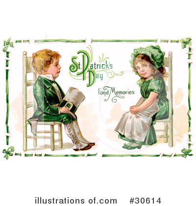 Royalty-Free (RF) St Patricks Day Clipart Illustration by OldPixels - Stock Sample #30614