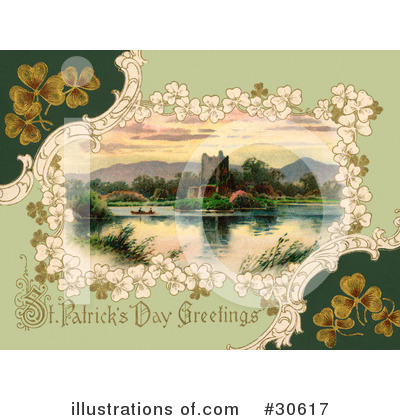Royalty-Free (RF) St Patricks Day Clipart Illustration by OldPixels - Stock Sample #30617