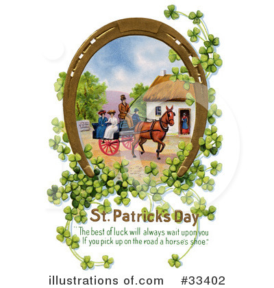 Royalty-Free (RF) St Patricks Day Clipart Illustration by OldPixels - Stock Sample #33402