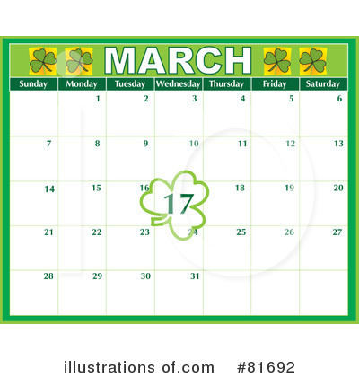 Royalty-Free (RF) St Patricks Day Clipart Illustration by Maria Bell - Stock Sample #81692
